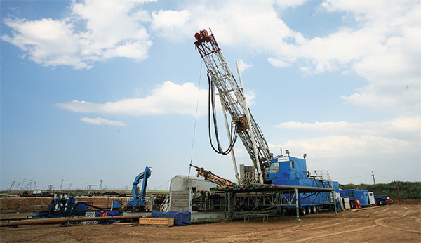 Процесс бурения нефтяных скважин
